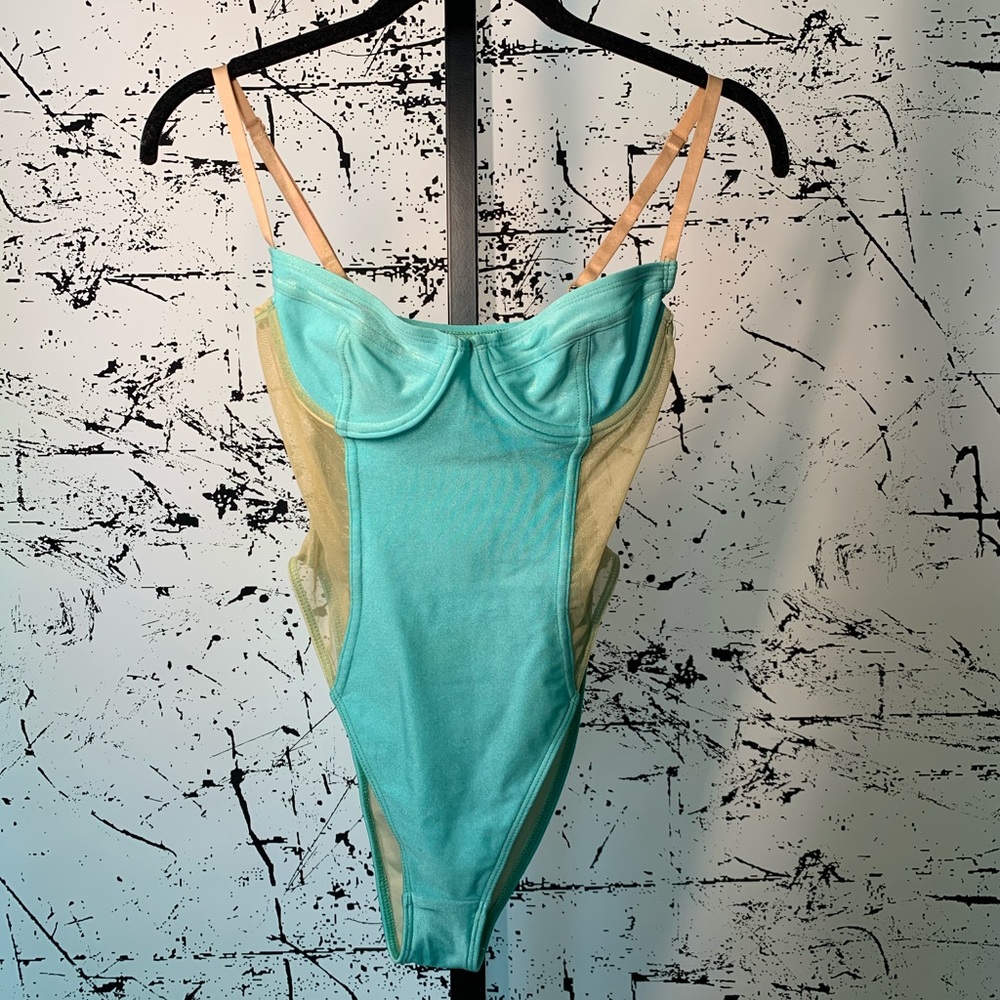 American Apparel Underwire Bustier Swimsuit